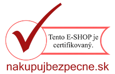Tento e-shop je certifikovaný.